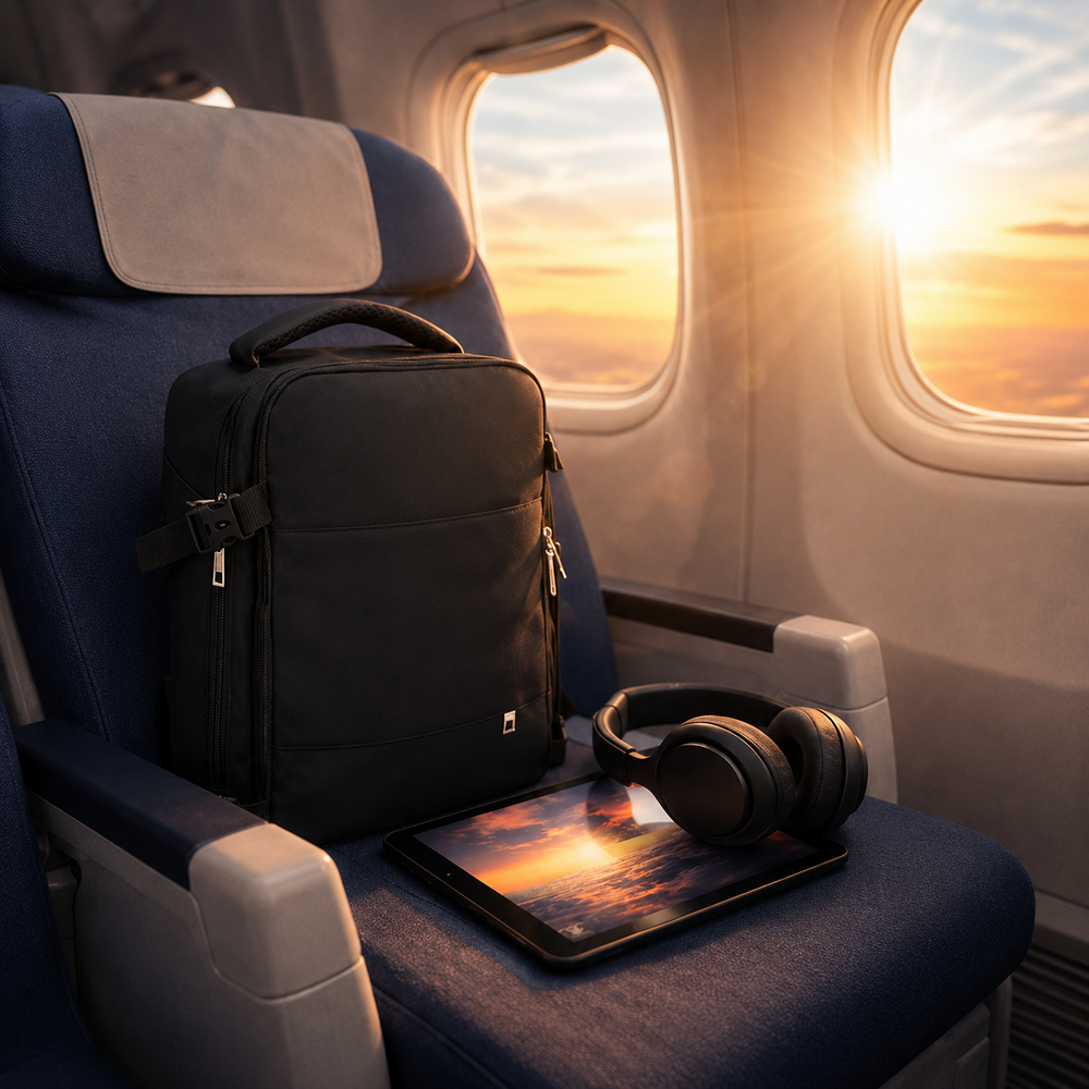 Rucsac 27L, Atasare la Troler, Port USB, Compartiment Laptop, Impermeabil