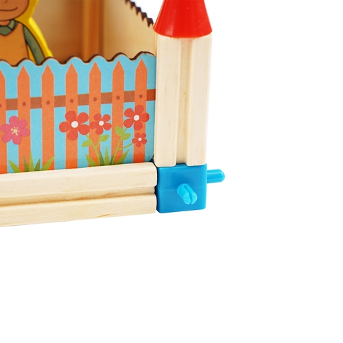 Set constructie din lemn cu 268 piese pentru copii, Micul Arhitect, Educativ si interactiv