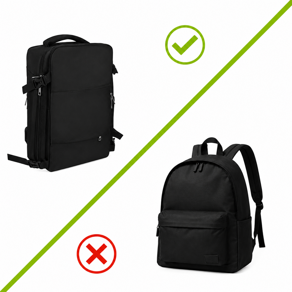 Rucsac 27L, Atasare la Troler, Port USB, Compartiment Laptop, Impermeabil