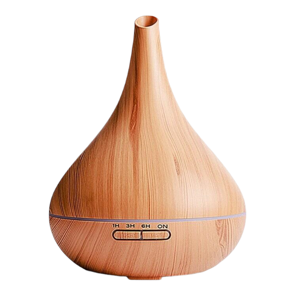 Difuzor de ulei esential, Aromaterapie, Umidificator de aer, Rezervor 500ML, Telecomanda si lumina veghe ajustabila