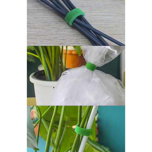 Legaturi pentru plante, Nylon reutilizabil, 5 Metri Lungime, Pentru legat plante si organizare cabluri