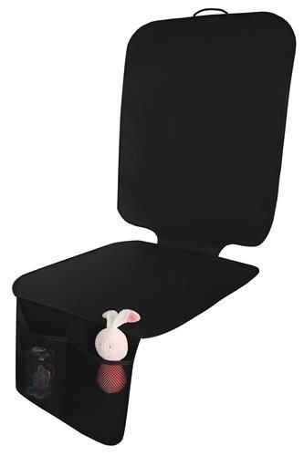 Protectie pentru scaunul auto, Material Impermeabil, Anti Alunecare, Montaj Rapid, Usor de Curatat, 2 Buzunare, Negru