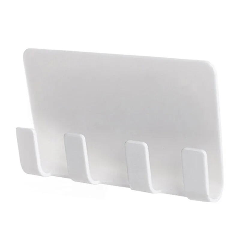 1+1 GRATIS Suport pentru baie, multifunctional, prindere cu banda dublu adeziv, Alb