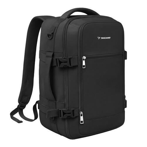 Rucsac de calatorie tip Geanta, 20L, 40x25x20cm, 2 Compartimente, Negru