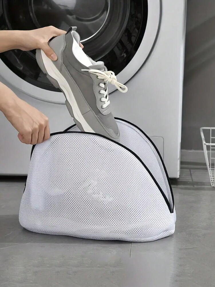 Sac pentru Spalat Incaltamintea, Protectie Incaltaminte si Masina de Spalat, Alb
