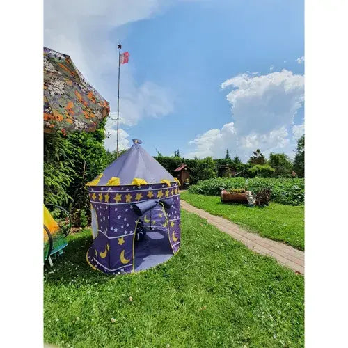 Castel de joaca tip cort pop-up pentru copii cu montare rapida, Albastru