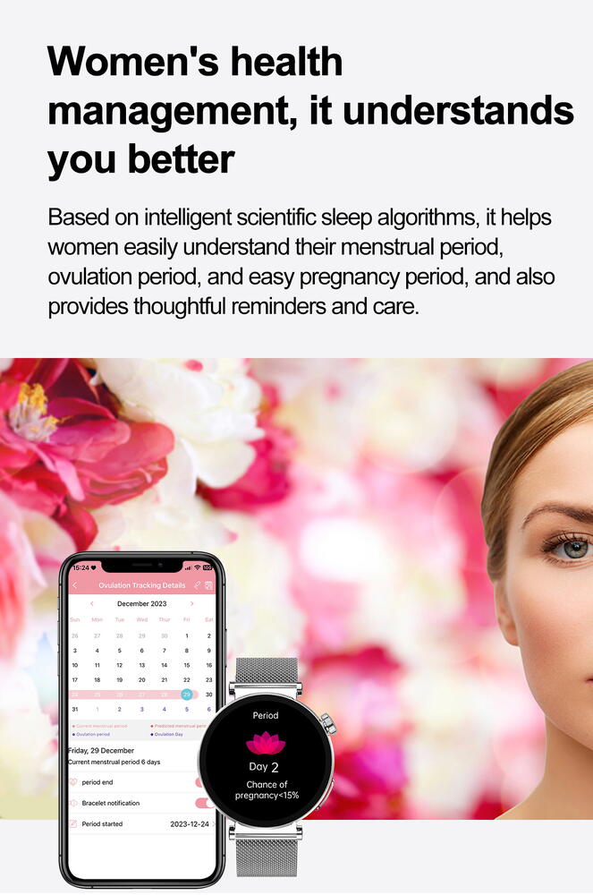 SmartWatch cu Senzor Glucometru, BIA, Ritm Cardiac, Nivel Oxigen, Tensiune Arteriala, EKG, Temperatura Corporala, Apel Bluetooth, SOS, Calculator, Ciclu Menstrual S880