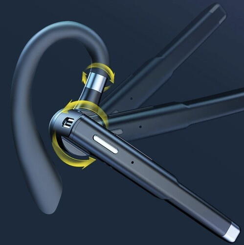 Casca handsfree, Bluetooth 5.3, anulare zgomot CVC 8.0, Carcasa de incarcare