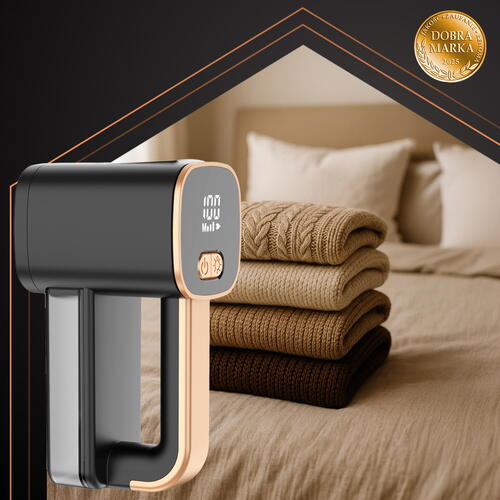 Aparat de curatat scame electric, Acumulator 1800 mAh, USB-C, Negru