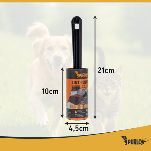 Set 15 Rola pentru curatarea parului, pentru haine si tapiterii, 40 coli/rola