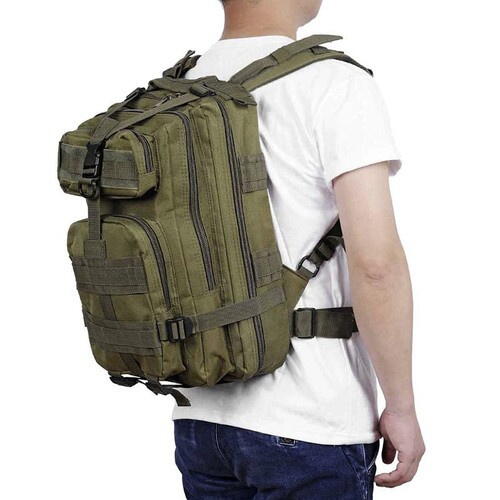 Rucsac 26L, De Drumetie, Impermeabil, Sistem MOLLE, Multiple Compartimente