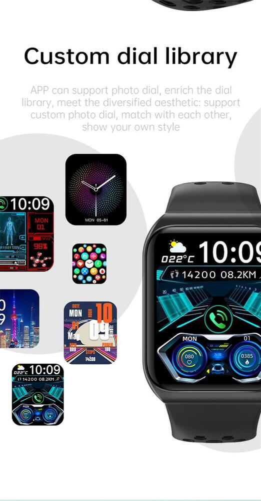 SmartWatch cu Apel Bluetooth, Senzor Glucometru, Analiza Impedantei Bioelectrice, EKG, HRV, Nivel Radiatii, Temperatura Corporala, Ritm Cardiac, Nivel Oxigen, Tensiune Arteriala S777