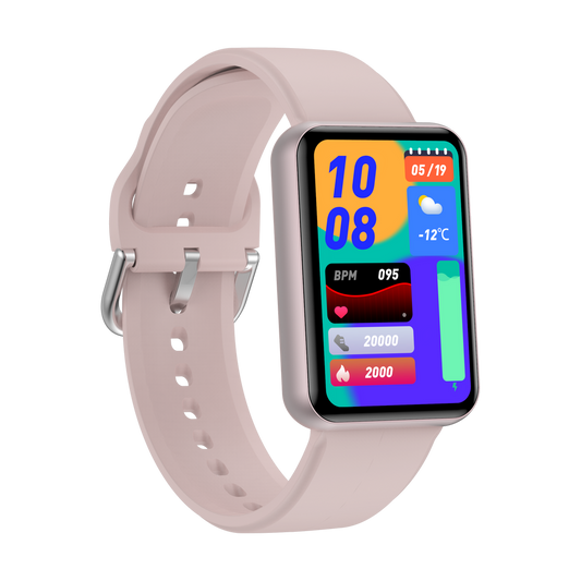 SmartWatch tip Bratara cu Apel Bluetooth, Ritm Cardiac, Nivel Oxigen, Calculator, Numar SOS, Calendar, Monitorizare Somn S877