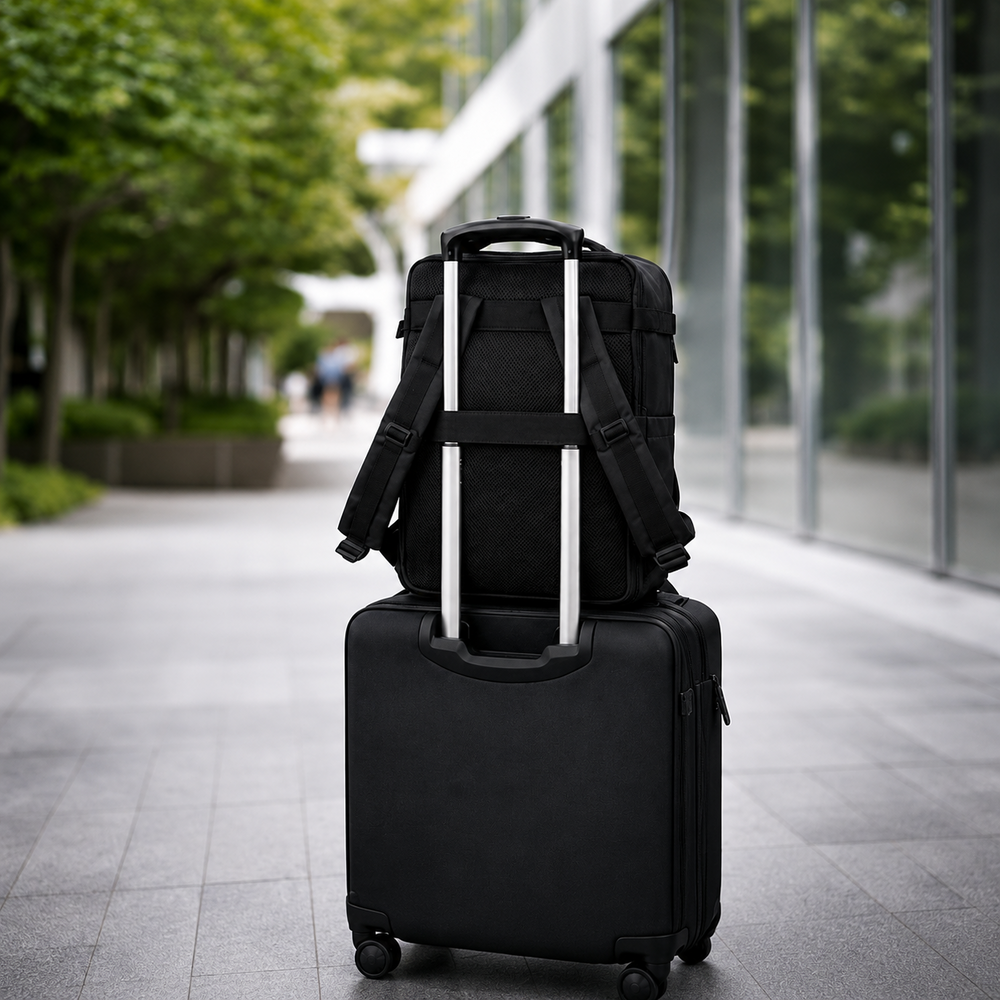 Rucsac 27L, Atasare la Troler, Port USB, Compartiment Laptop, Impermeabil