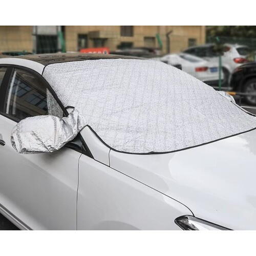 Husa Magnetica pentru Geam, Protectie Parbriz, Protectie impotriva Inghetului si Razelor Solare, Impermeabil, Material Durabil, Siguranta pentru Vopsea, 143 x 122 cm