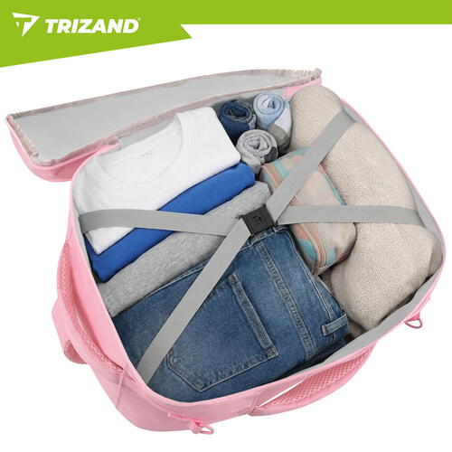 Rucsac de calatorie tip Geanta, 20L, 40x25x20cm, 2 Compartimente, Roz