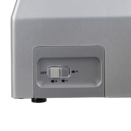 Jucarie interactiva macara cu gheara pentru prinderea dulciurilor, Candy Grabber, Monede incluse, cu baterii, 31 x 17 x 22 cm, Rosu / Argintiu