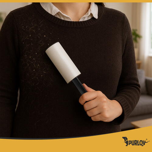 Set 15 Rola pentru curatarea parului, pentru haine si tapiterii, 40 coli/rola