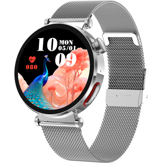 SmartWatch cu Senzor Glucometru, BIA, Ritm Cardiac, Nivel Oxigen, Tensiune Arteriala, EKG, Temperatura Corporala, Apel Bluetooth, SOS, Calculator, Ciclu Menstrual S880
