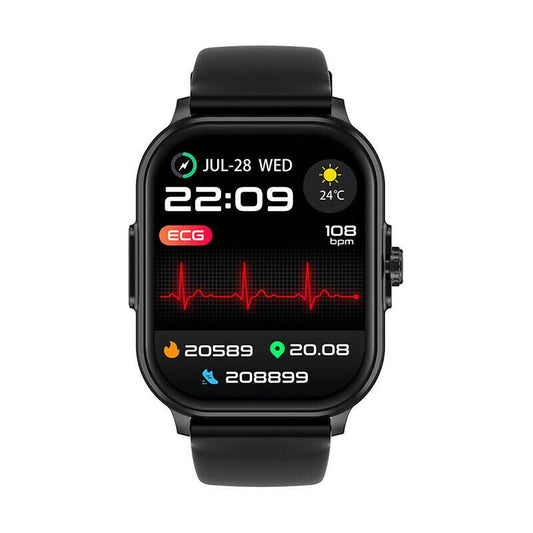 SmartWatch cu Senzor Glucometru, EKG, HRV, Nivel Stres, Calculator, Ritm Cardiac, Nivel Oxigen, Tensiune Arteriala, Apel Bluetooth S771