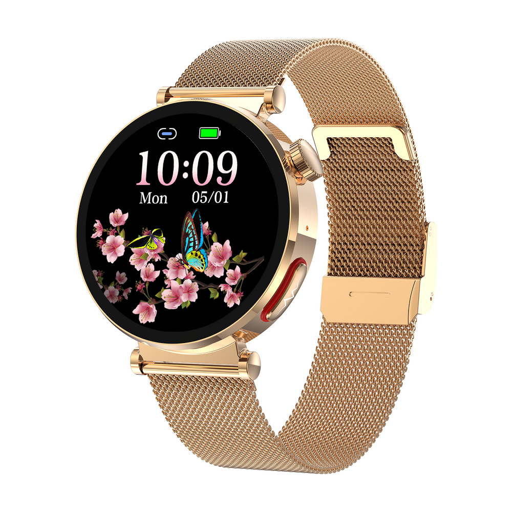 SmartWatch cu Senzor Glucometru, BIA, Ritm Cardiac, Nivel Oxigen, Tensiune Arteriala, EKG, Temperatura Corporala, Apel Bluetooth, SOS, Calculator, Ciclu Menstrual S879