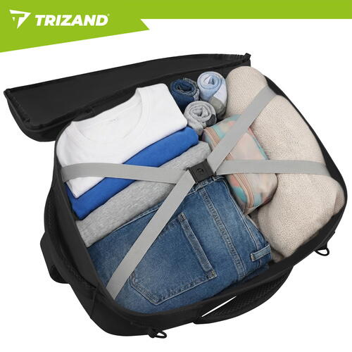 Rucsac de calatorie tip Geanta, 20L, 40x25x20cm, 2 Compartimente, Negru