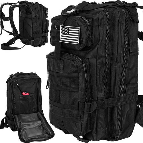 Rucsac Militar 26L, Sistem MOLLE, Impermeabil, Rezistent