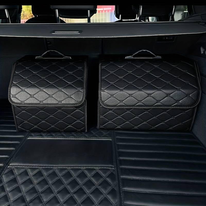 Organizator de portbagaj auto, Cutie depozitare Pliabila cu Maner 40x30x30cm