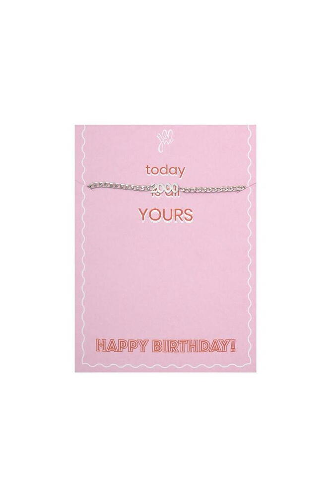 Bratara Aniversara Anul 2000 Today Is Yours - Inox