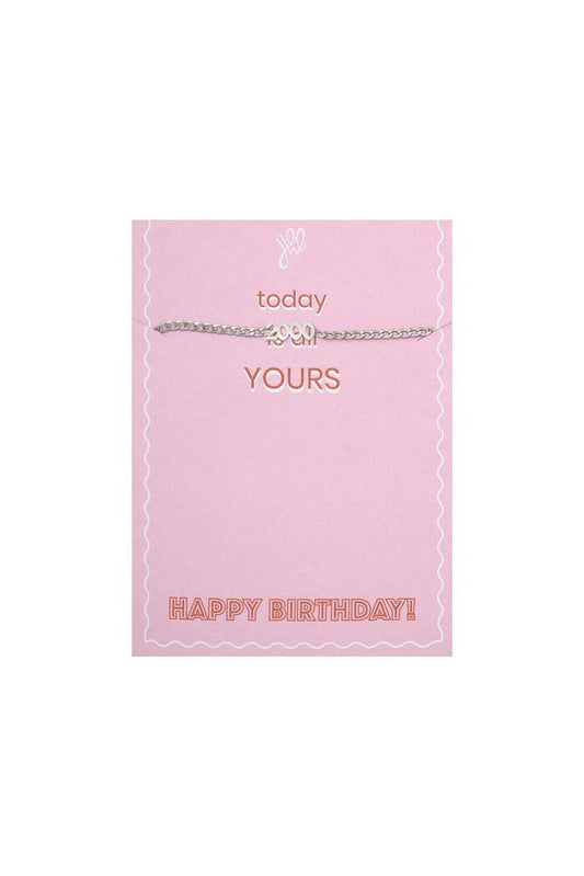 Bratara Aniversara Anul 2000 Today Is Yours - Inox