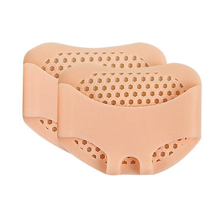 Branturi Pentru Metatarsiene, Separator Corectie Pozitie Degete Picior, Respirabil, Reutilizabil, Impotriva alunecarii, Reducerea socurilor, Silicon, Culoarea pielii