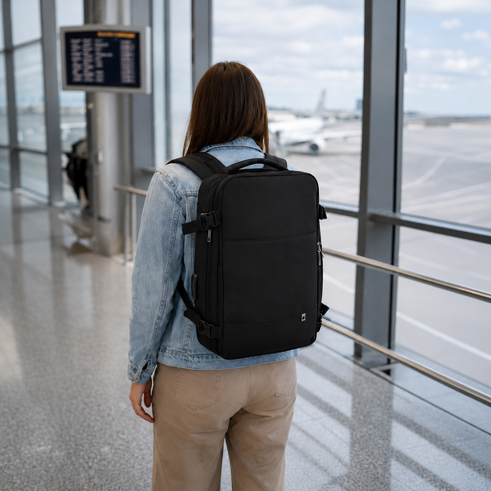Rucsac 27L, Atasare la Troler, Port USB, Compartiment Laptop, Impermeabil