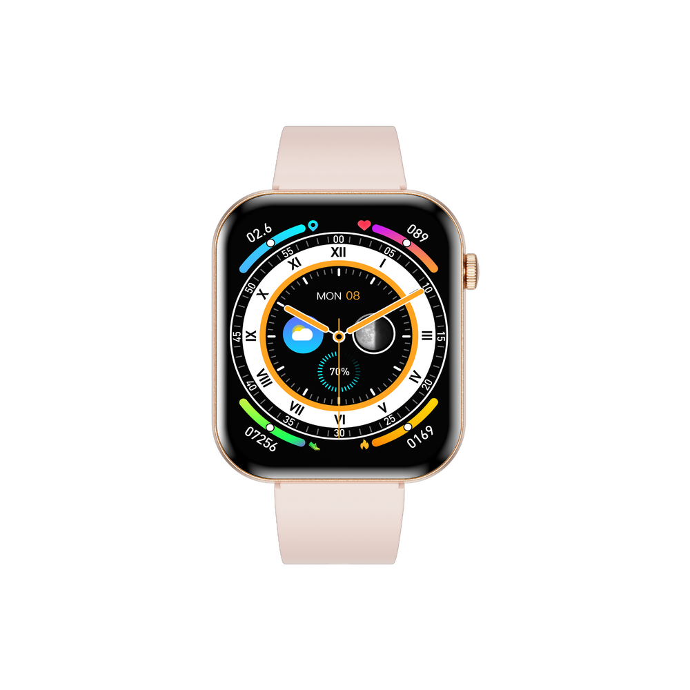 SmartWatch cu Senzor Glucometru, HRV, Ritm Cardiac, Nivel Oxigen, Tensiune Arteriala, Apel Bluetooth, Meniu RO S860