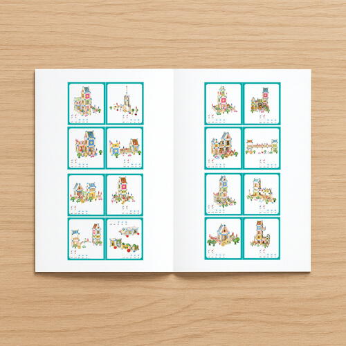 Set constructie din lemn cu 268 piese pentru copii, Micul Arhitect, Educativ si interactiv