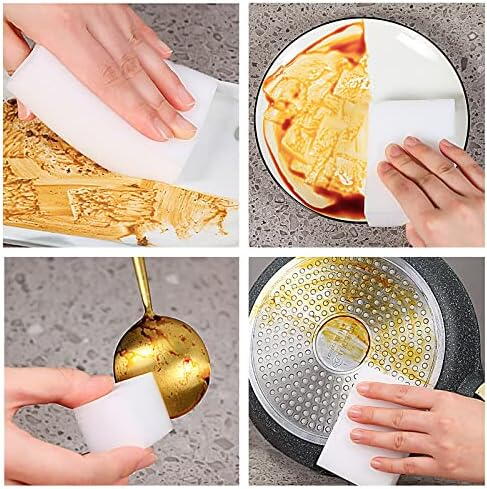 Bureti magici melamina - Set 10 bucati, 2x6x10cm, Alb