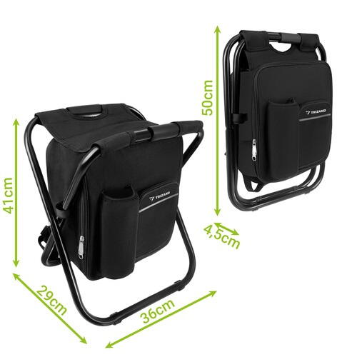 Scaun De Pescuit 3in1 Cu Rucsac Termoizolant, Max 150KG, Confortabil Si Rezistent