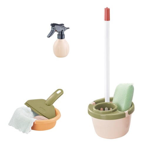Set de curatenie pentru copii cu aspirator vertical, galeata, mop