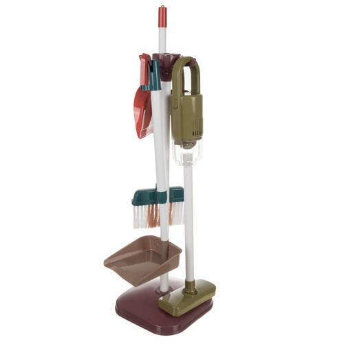 Set de curatenie pentru copii cu aspirator vertical, galeata, mop