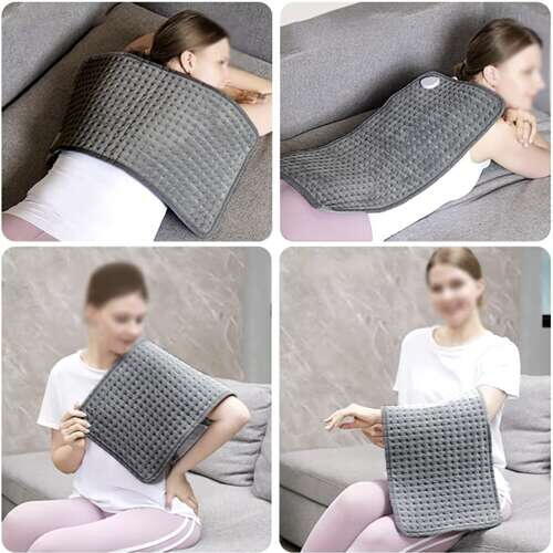 Patura Electrica cu Incalzire, Dimensiuni 60 x 30 cm, 10 Trepte de Temperatura 30 - 70 grade, TIMER cu Oprire Automata, Umed - Uscat, Putere 85 W, Ideala pentru, Gat, Picoare, Spate, Umeri, Maini, Articulatii sau alte locuri dureroase