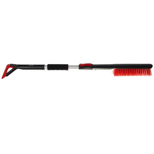 Racleta Auto Telescopica ,Lungime Reglabila de la 86 la 103 cm, Eficineta si Rezistenta, Razuitoare Detasabila, Prietenos cu Vopseaua Masinii, Negru/Rosu