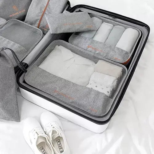 Set 7 Genti Organizatoare Bagaj, Pentru Calatorii, Drumetii, Camping