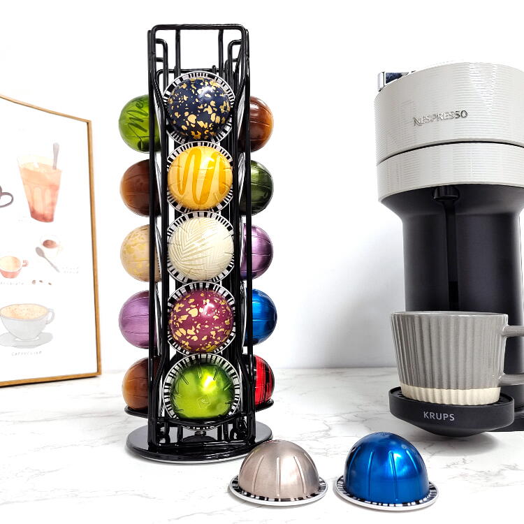 Suport Capsule Nespresso VertuoLine, Rotativ