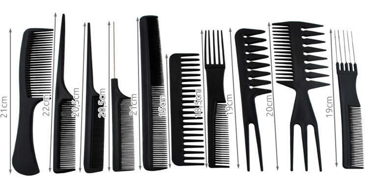 Set 10 Piepteni pentru stilizare