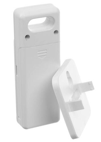 Termometru si Higrometru Profesional de Camera si Exterior cu Transmitatoare Wireless, 60 m Raza Actiune, Ecran LCD, Iluminare de Fundal, Touch, Alb