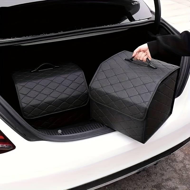 Organizator de portbagaj auto, Cutie depozitare Pliabila cu Maner 40x30x30cm