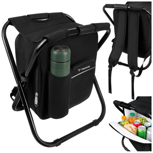 Scaun De Pescuit 3in1 Cu Rucsac Termoizolant, Max 150KG, Confortabil Si Rezistent