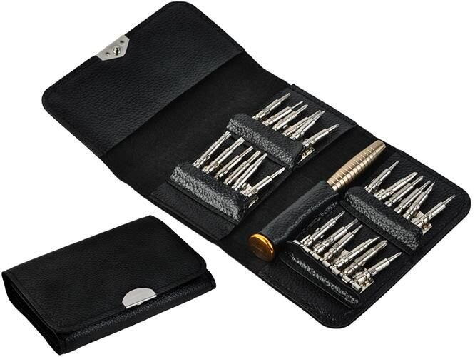 Set surubelnite de precizie 25 in 1, Argintiu