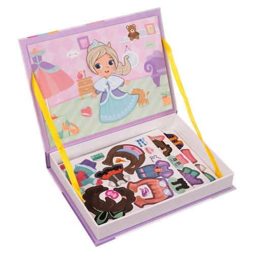 Carte tip Puzzle Magnetic , Set 51 magneti, 6 Cartonase Duble, Tema Costume