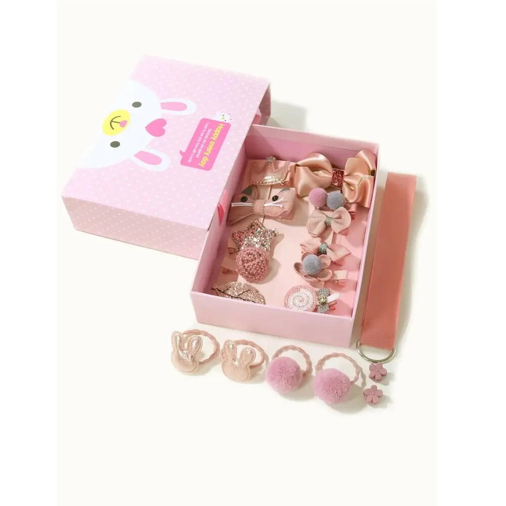 Set 18 accesorii de par pentru fetite, clame