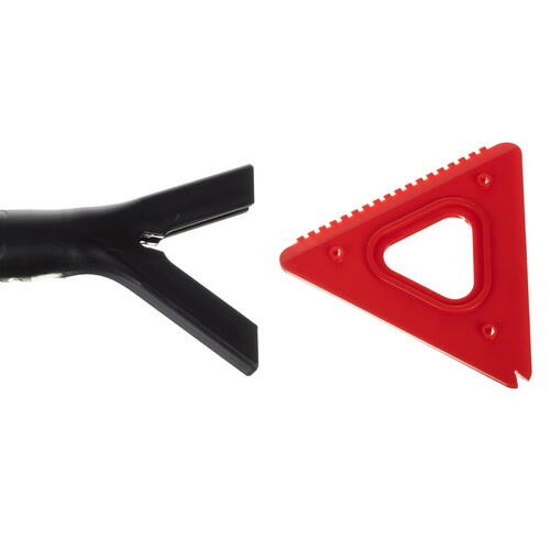 Racleta Auto Telescopica ,Lungime Reglabila de la 86 la 103 cm, Eficineta si Rezistenta, Razuitoare Detasabila, Prietenos cu Vopseaua Masinii, Negru/Rosu